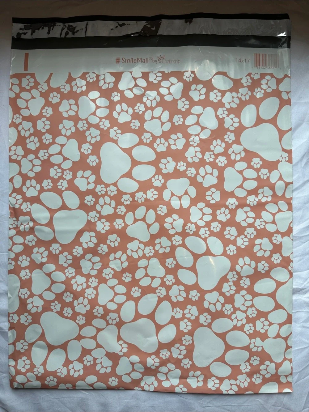 Paw Print Shipping Bags 14x17 Poly Mailers 20 Count